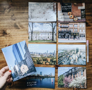 Cartes postales Boston le nez en l'air